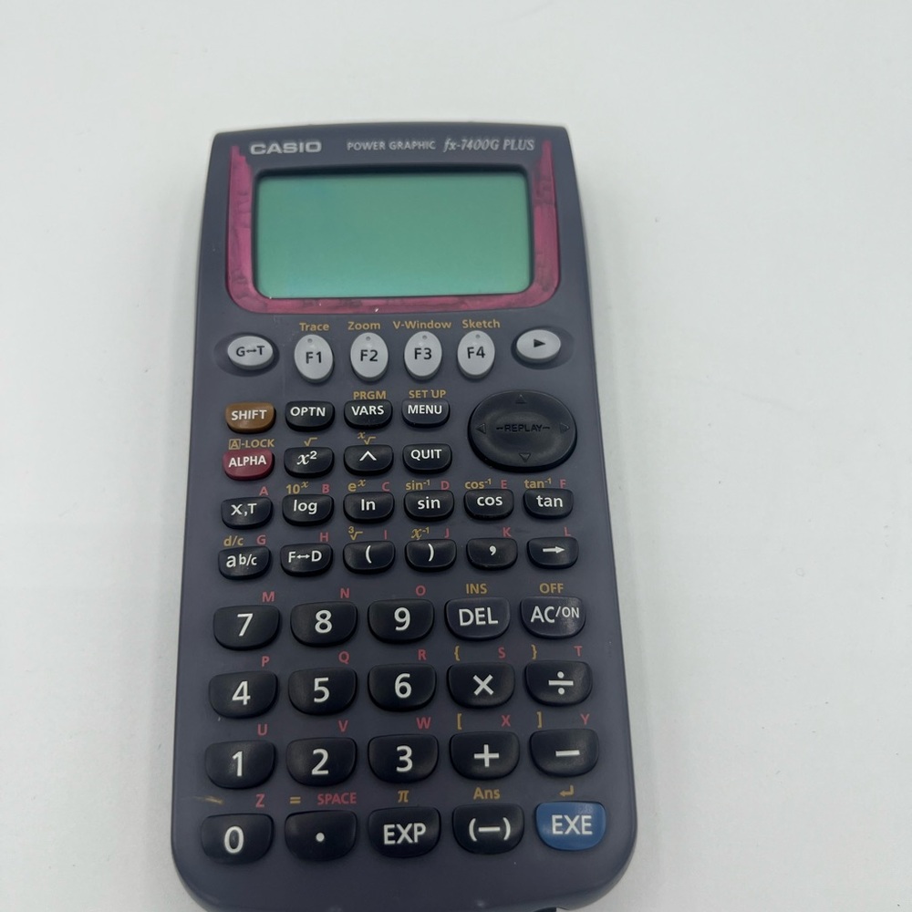 Casio fx-7400G PLUS graphing calculator.